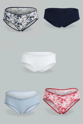 Assorted Boyleg Briefs (Pack Of 5)