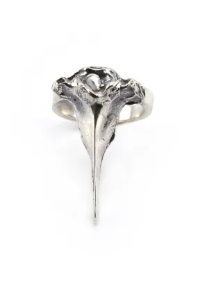 Bast Single Spine Ring in Silver