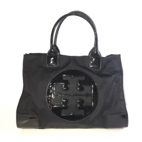 Black Nylon Large Tote