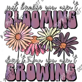 Blooming and Growing Floral DTF Transfer