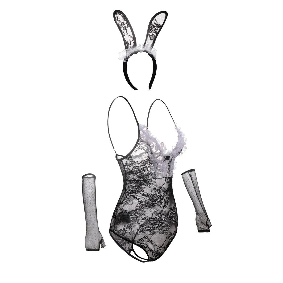 Bunny Foofoo Lace Lingerie Costume