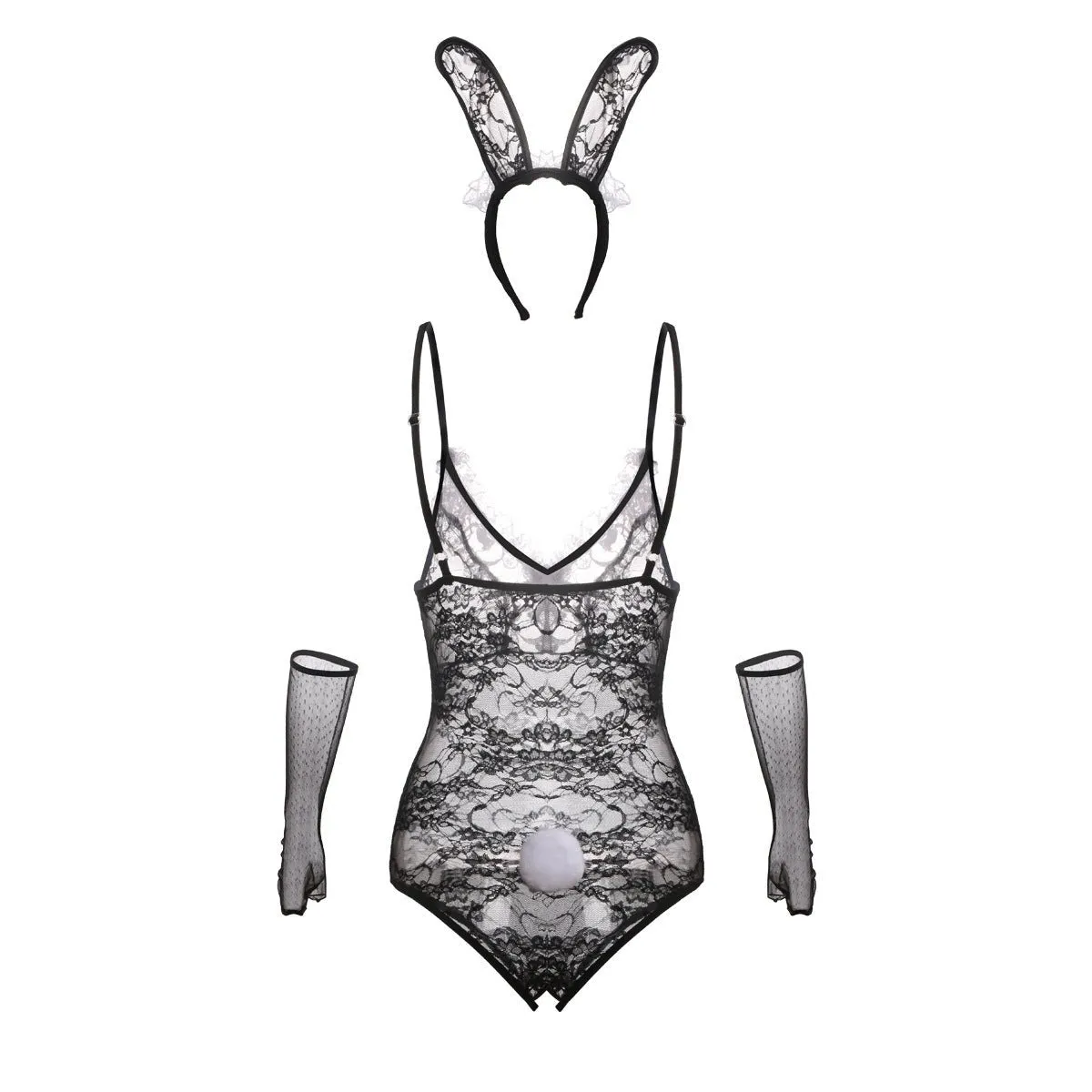 Bunny Foofoo Lace Lingerie Costume