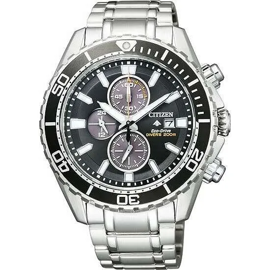 CITIZEN PROMASTER ECO DRIVE CHRONOGRAPH DIVER'S 200M MEN WATCH CA0711-98H