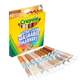 Crayola Washable Multicultural Markers (10 ct)