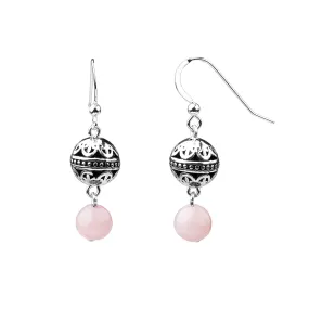 Earring | Bali | Rose Quartz