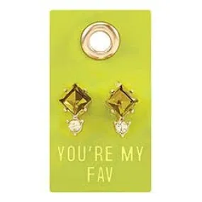 Gemstone Earring-You're My Fav