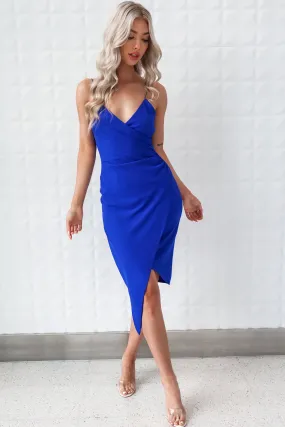 Kylie Bodycon Dress - Electric Blue