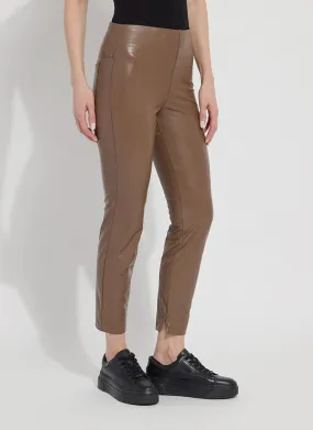 Lysse Toothpick Skinny Leggings - Cold Chestnut Check