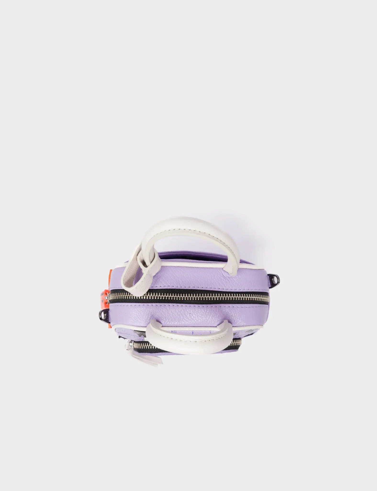 Marino Mini Crossbody Lavender Leather Bag - Subway Stories Design