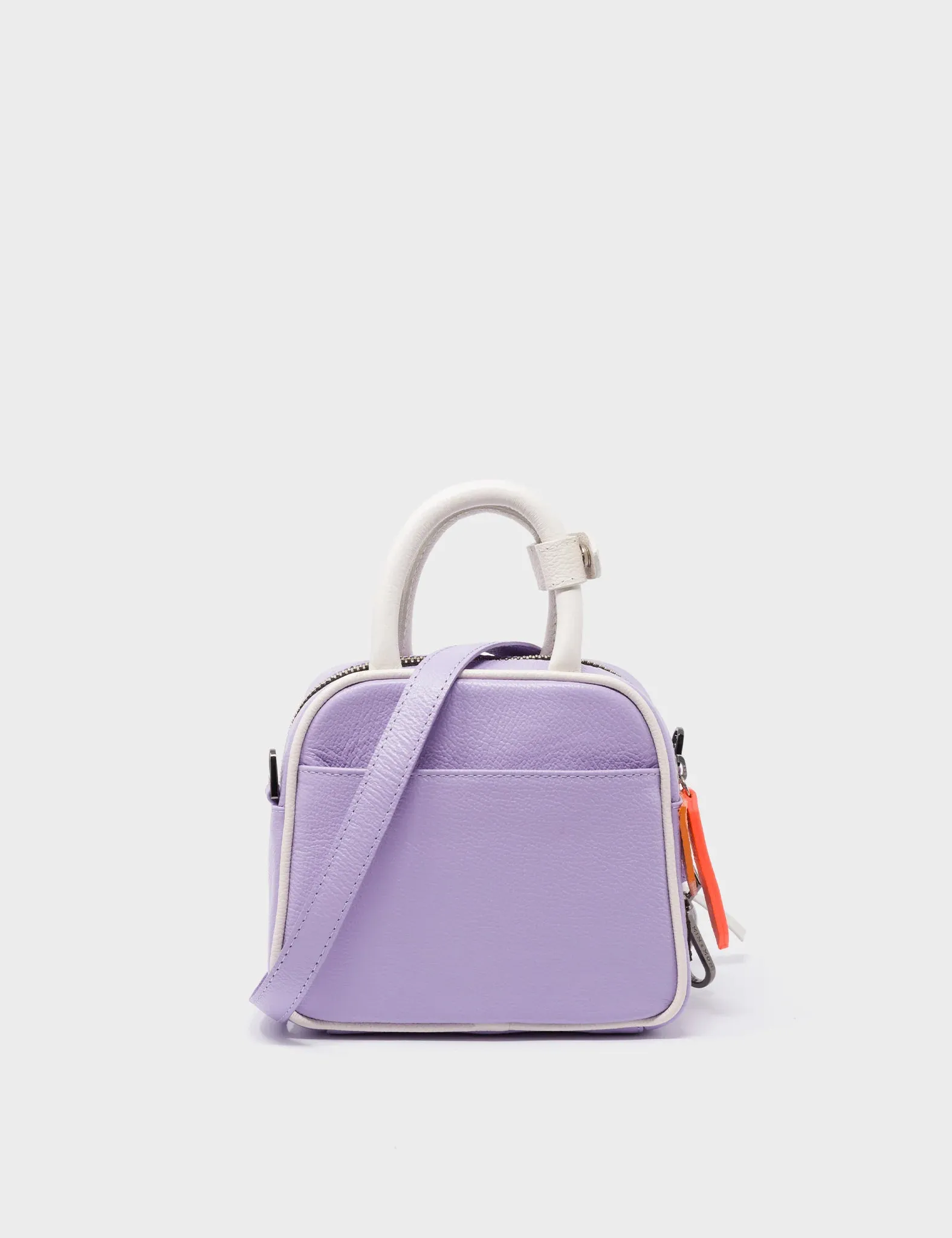 Marino Mini Crossbody Lavender Leather Bag - Subway Stories Design