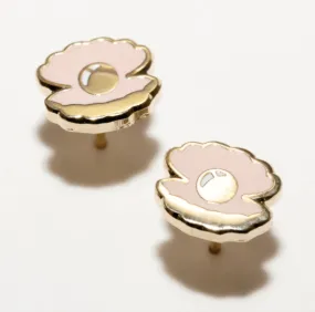 Oyster Stud Earrings