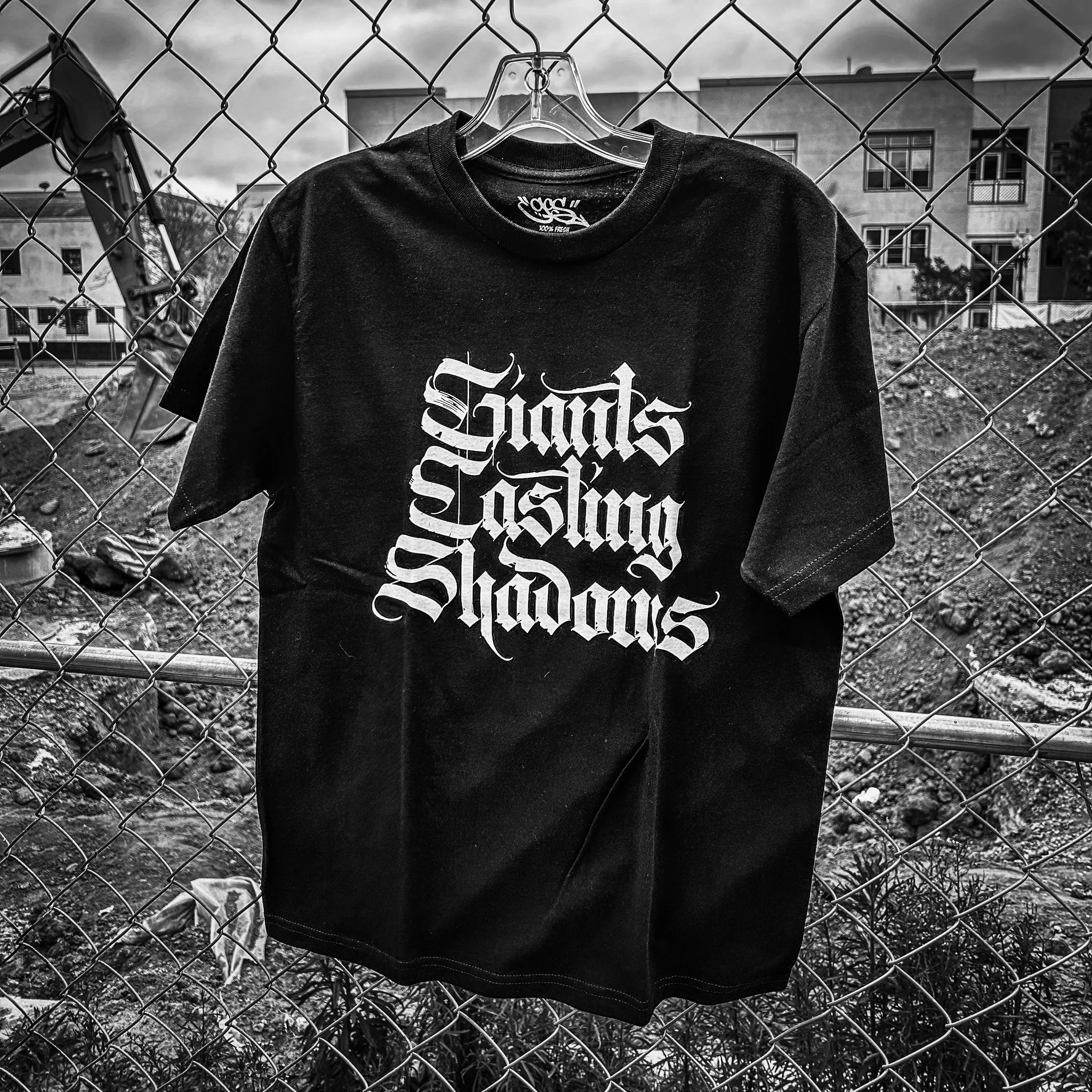 Script Tee (black)