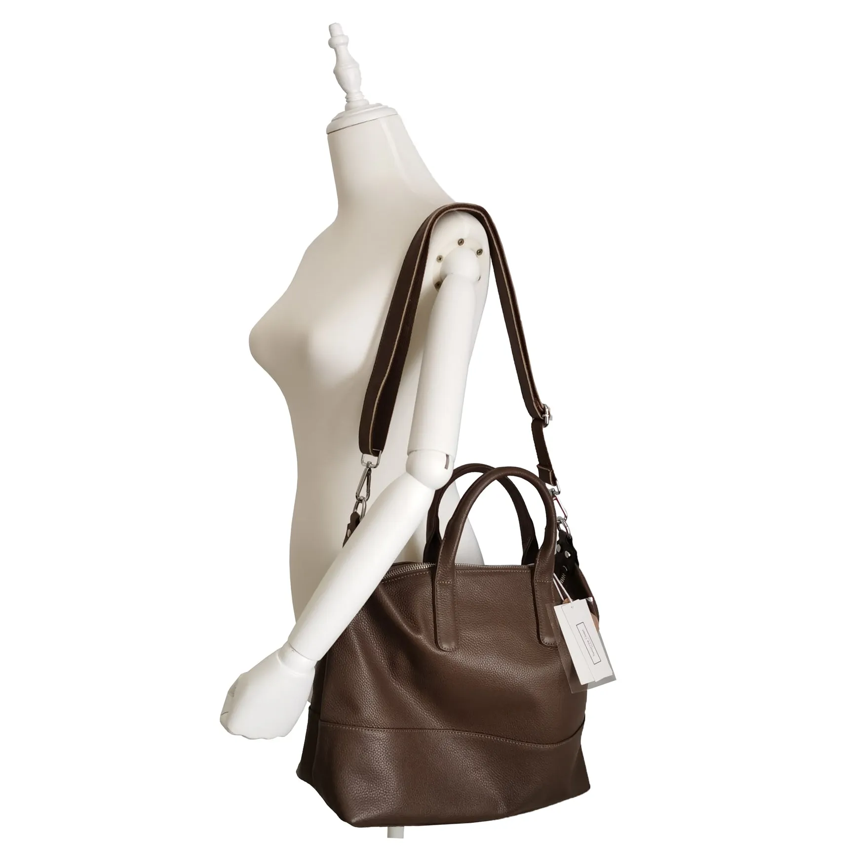 Women's genuine cowhide leather handbag Ellipse V2 design