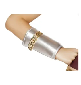 Wrist Cuffs with Gold Trim Detail